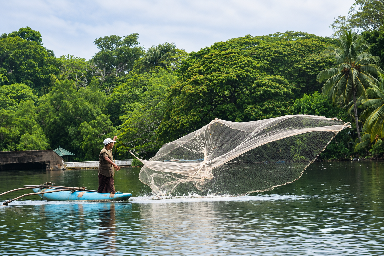 Traditional Stilt Fishing